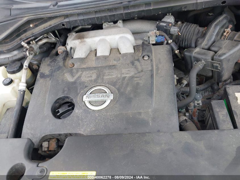 2004 Nissan Murano Sl VIN: JN8AZ08W64W331806 Lot: 40062278