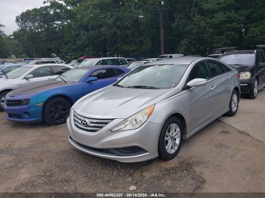 VIN 5NPEB4AC6EH887064 2014 HYUNDAI SONATA no.2