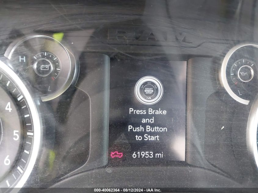 2020 Ram 1500 Tradesman 4X4 6'4 Box VIN: 1C6RRFNG4LN273835 Lot: 40062364