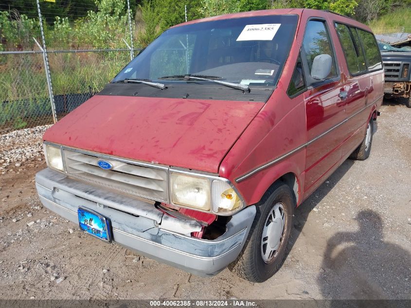 1992 Ford Aerostar VIN: 1FMDA31U8NZB31368 Lot: 40062385