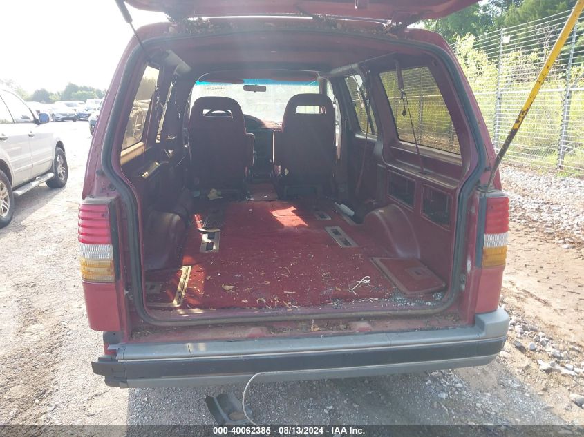 1992 Ford Aerostar VIN: 1FMDA31U8NZB31368 Lot: 40062385