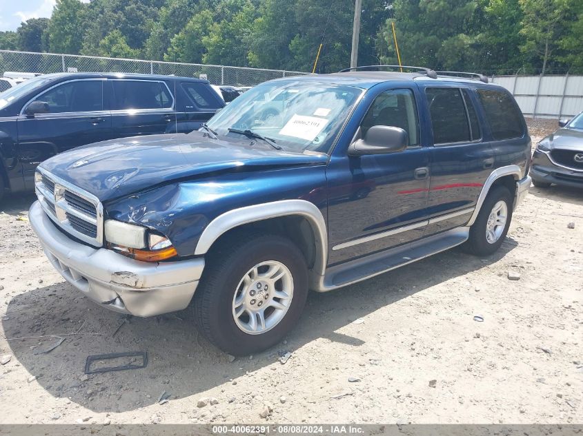 2003 Dodge Durango Slt Plus VIN: 1D4HR58N93F579239 Lot: 40062391