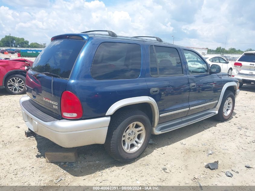 2003 Dodge Durango Slt Plus VIN: 1D4HR58N93F579239 Lot: 40062391