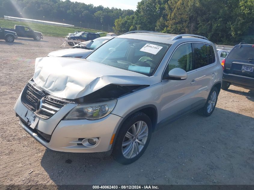 2011 Volkswagen Tiguan S/Se/Sel VIN: WVGAV7AX9BW504306 Lot: 40062403