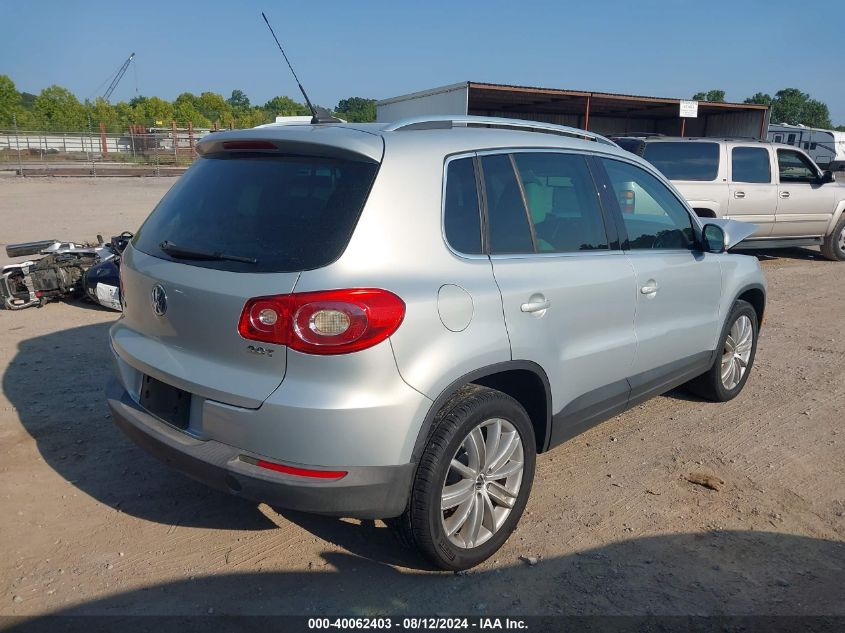 2011 Volkswagen Tiguan S/Se/Sel VIN: WVGAV7AX9BW504306 Lot: 40062403