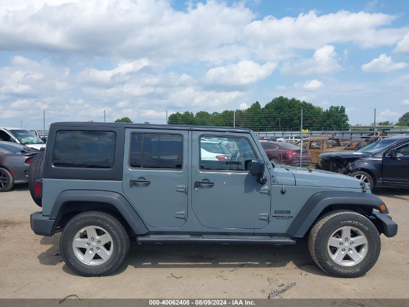 2015 Jeep Wrangler Unlimited Sport VIN: 1C4BJWDG0FL586223 Lot: 40062408