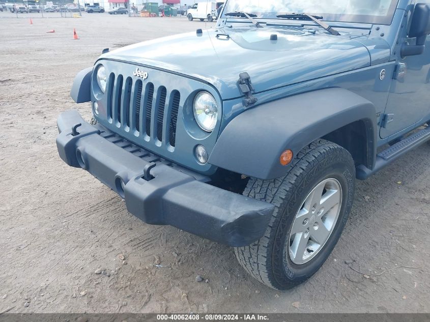 2015 Jeep Wrangler Unlimited Sport VIN: 1C4BJWDG0FL586223 Lot: 40062408