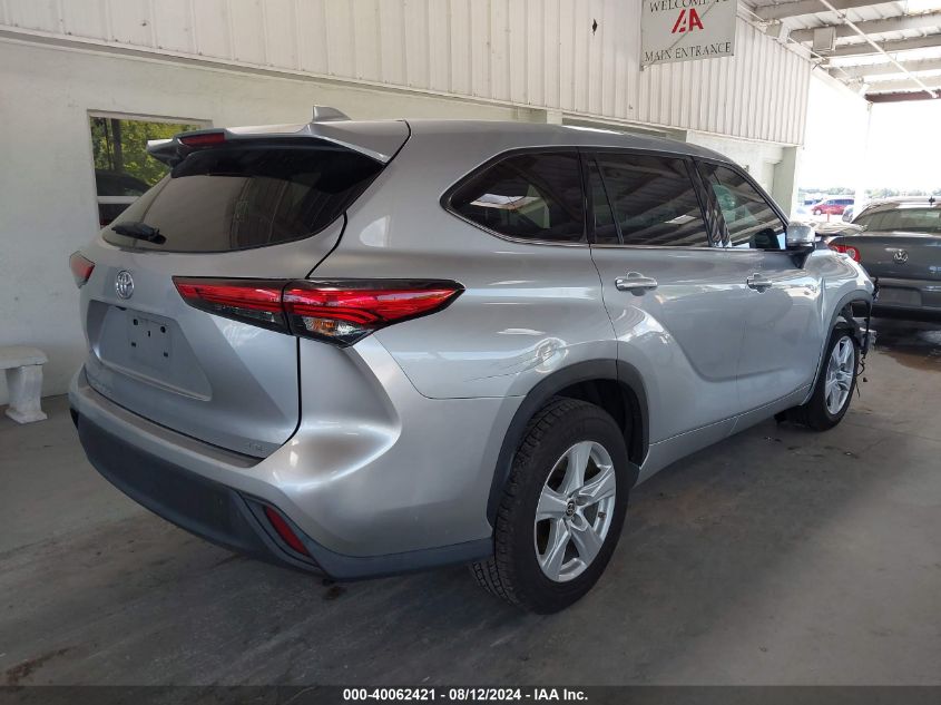 2021 Toyota Highlander Le VIN: 5TDZZRAH0MS051863 Lot: 40062421