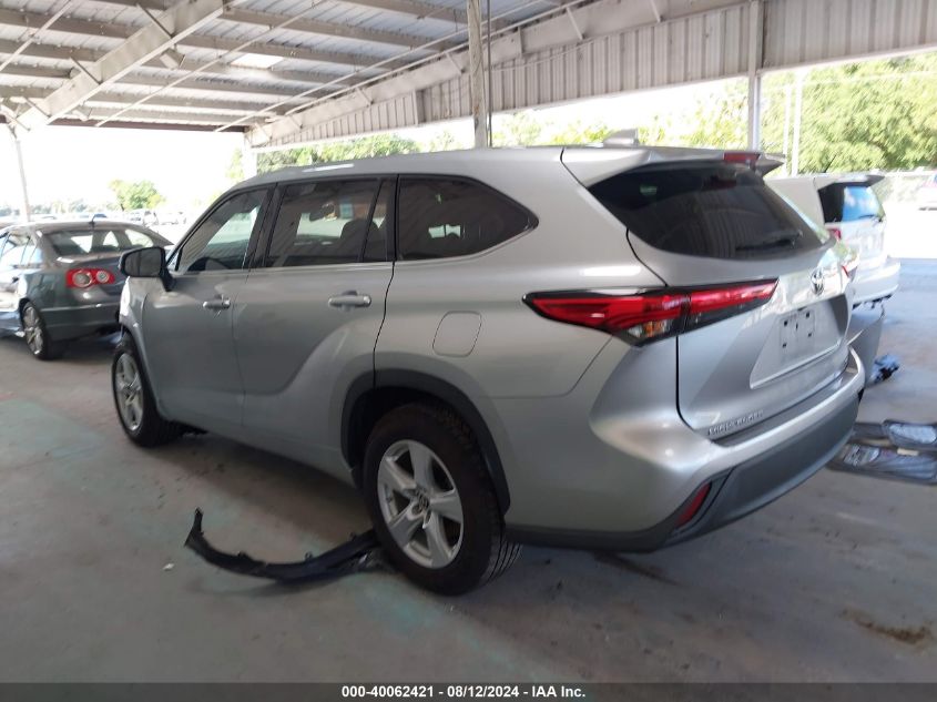 2021 Toyota Highlander Le VIN: 5TDZZRAH0MS051863 Lot: 40062421