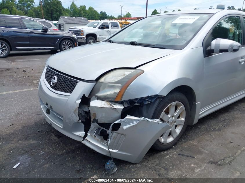 2010 Nissan Sentra 2.0Sr VIN: 3N1AB6AP8AL678290 Lot: 40062454