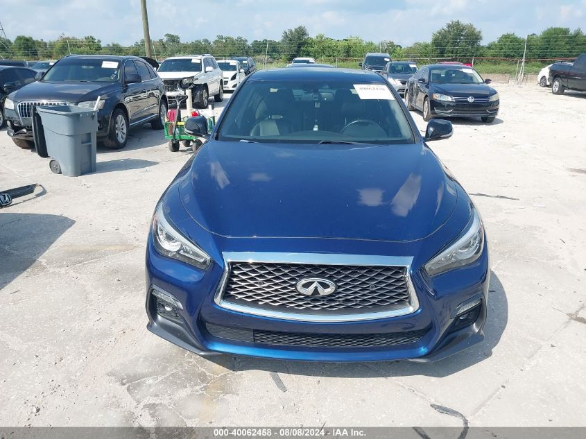 JN1FV7AR2KM800802 2019 Infiniti Q50 3.0T Red Sport 400