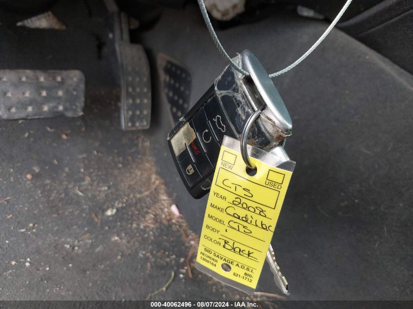 2008 Cadillac Cts Standard VIN: 1G6DT57V080209177 Lot: 40062496