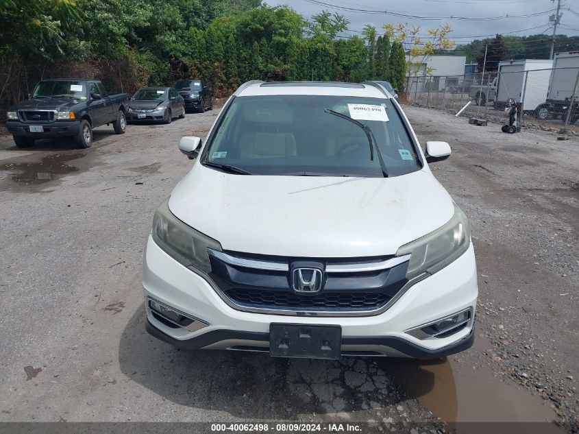 2015 Honda Cr-V Ex-L VIN: 5J6RM4H75FL025322 Lot: 40062498