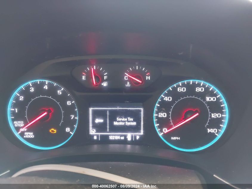 2018 Chevrolet Equinox Lt VIN: 3GNAXJEV9JL347297 Lot: 40062507