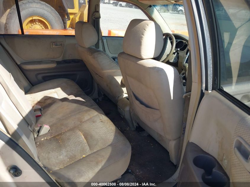 2005 Toyota Highlander V6 VIN: JTEGP21A850061970 Lot: 40062508