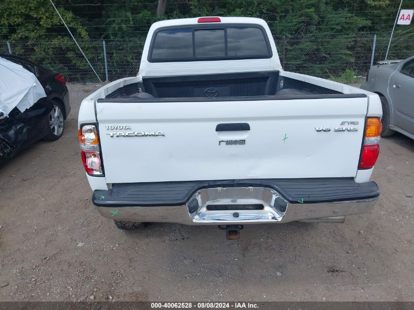 2004 Toyota Tacoma Base V6 VIN: 5TEWN72NX4Z307243 Lot: 40062528