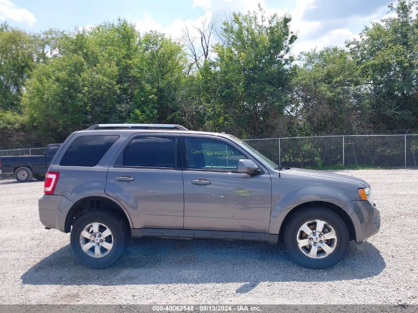2012 Ford Escape Limited VIN: 1FMCU0EG8CKA06060 Lot: 40062548