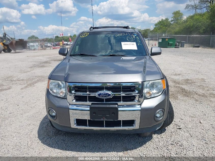 2012 Ford Escape Limited VIN: 1FMCU0EG8CKA06060 Lot: 40062548