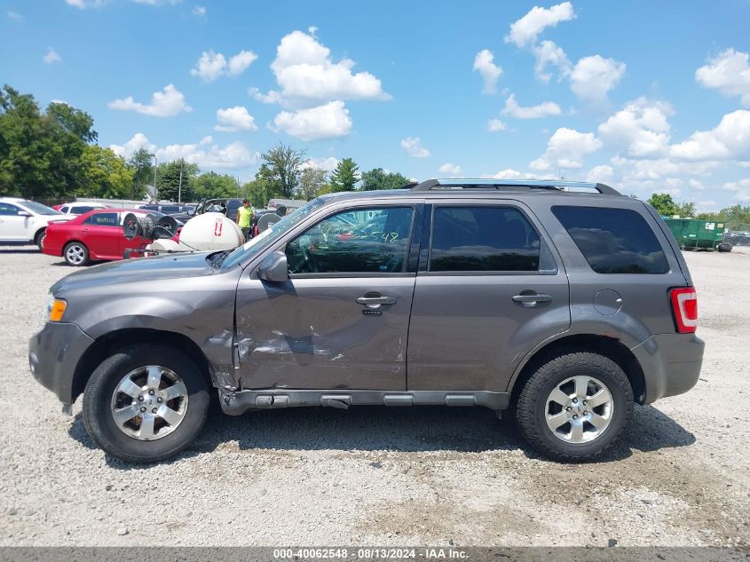 2012 Ford Escape Limited VIN: 1FMCU0EG8CKA06060 Lot: 40062548