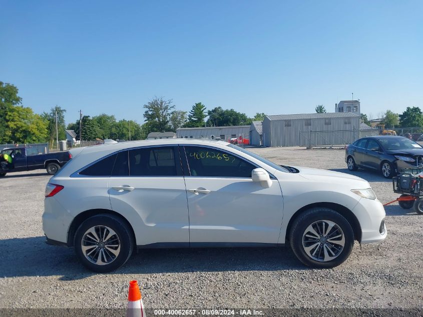 2016 Acura Rdx Advance Package VIN: 5J8TB3H7XGL010801 Lot: 40062657