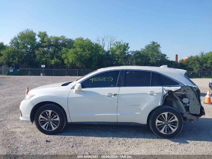 2016 Acura Rdx Advance Package VIN: 5J8TB3H7XGL010801 Lot: 40062657