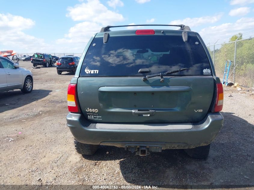 2002 Jeep Grand Cherokee Limited VIN: 1J8GW58N22C205372 Lot: 40062753