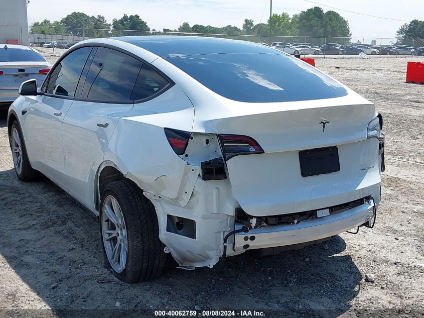 2023 Tesla Model Y Awd/Long Range Dual Motor All-Wheel Drive VIN: 7SAYGDEE0PF686632 Lot: 40062759