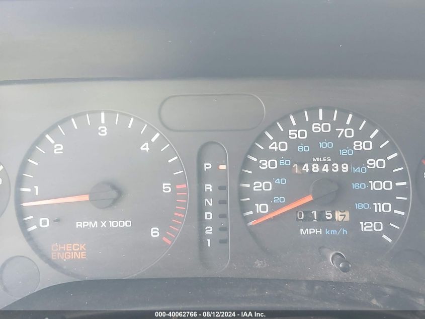 1997 Dodge Ram 1500 VIN: 3B7HF13Z3VG784212 Lot: 40062766