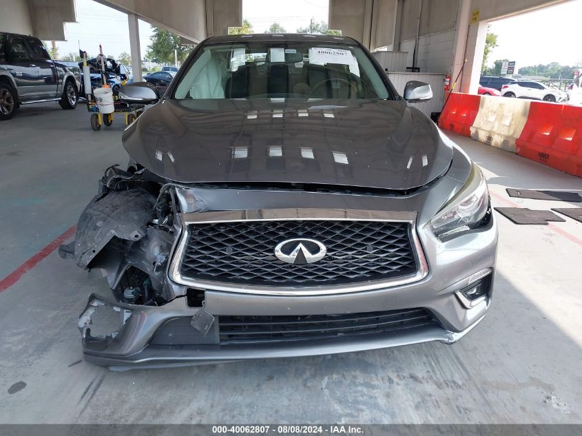 2018 Infiniti Q50 3.0T Luxe VIN: JN1EV7AP9JM361302 Lot: 40062807