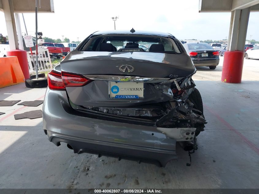 2018 Infiniti Q50 3.0T Luxe VIN: JN1EV7AP9JM361302 Lot: 40062807