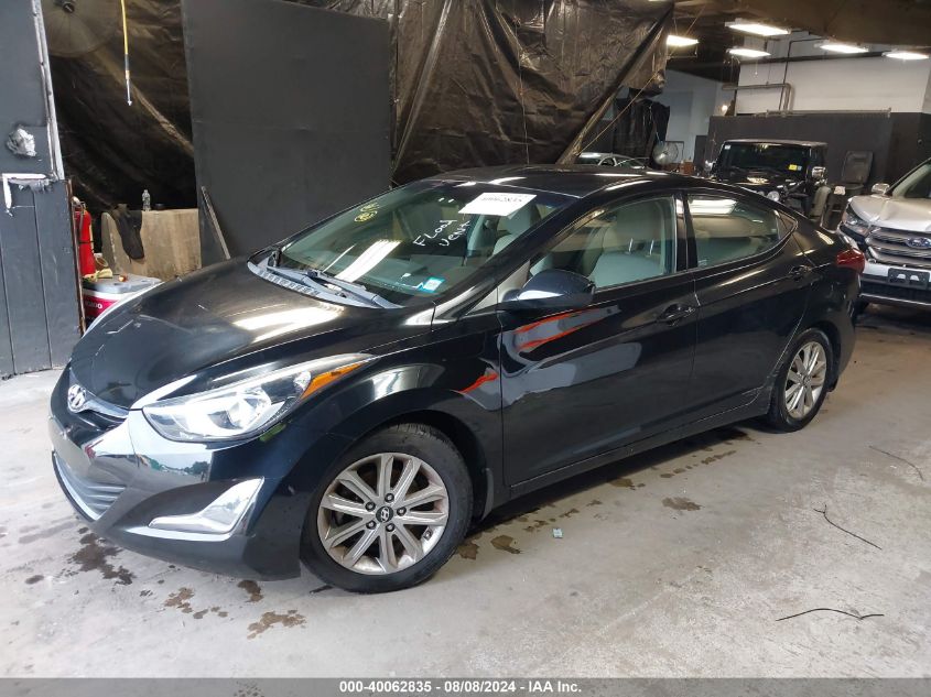 KMHDH4AE0FU415456 2015 HYUNDAI ELANTRA - Image 2