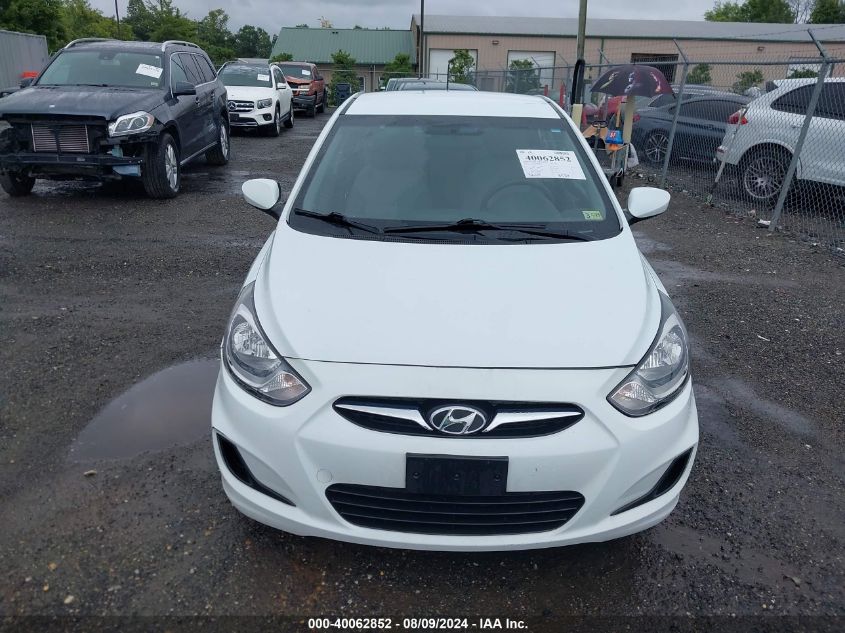 2012 Hyundai Accent Gs VIN: KMHCT5AE3CU016276 Lot: 40062852