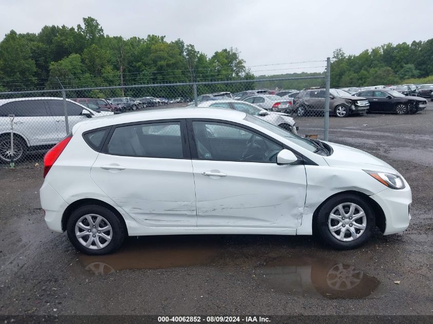 2012 Hyundai Accent Gs VIN: KMHCT5AE3CU016276 Lot: 40062852