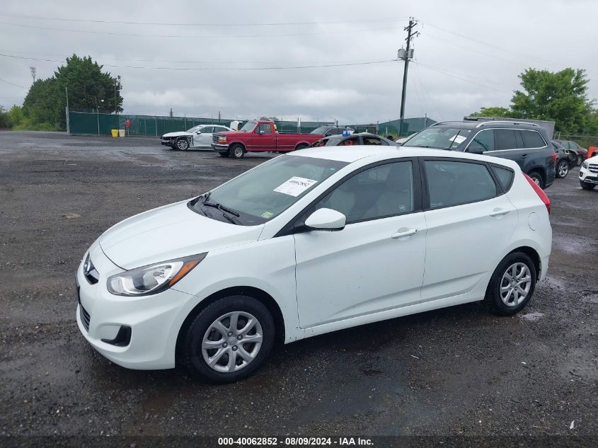 2012 Hyundai Accent Gs VIN: KMHCT5AE3CU016276 Lot: 40062852