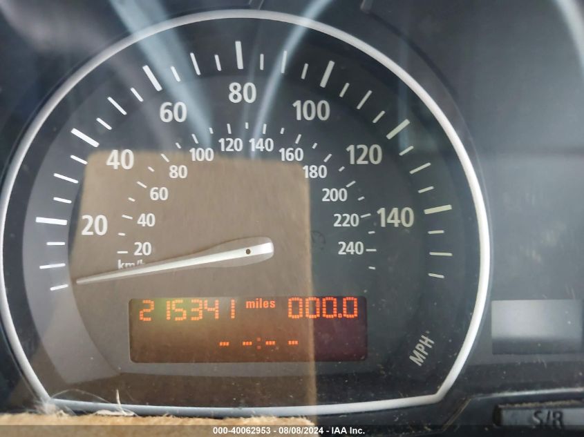 2006 BMW X3 3.0I VIN: WBXPA93406WG92027 Lot: 40062953