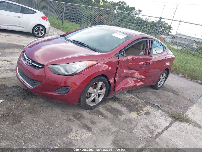 2013 Hyundai Elantra Gls VIN: 5NPDH4AE1DH359409 Lot: 40062993