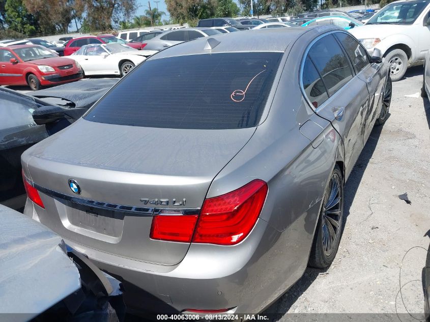 2012 BMW 740Li VIN: WBAKB4C58CC576548 Lot: 40063006