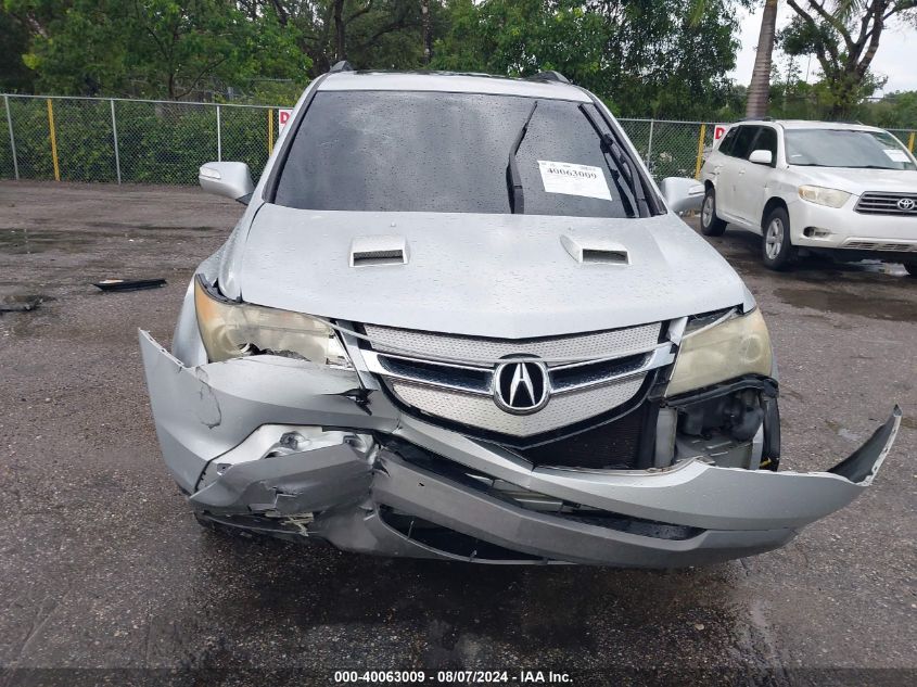 2008 Acura Mdx VIN: 2HNYD282X8H512309 Lot: 40063009