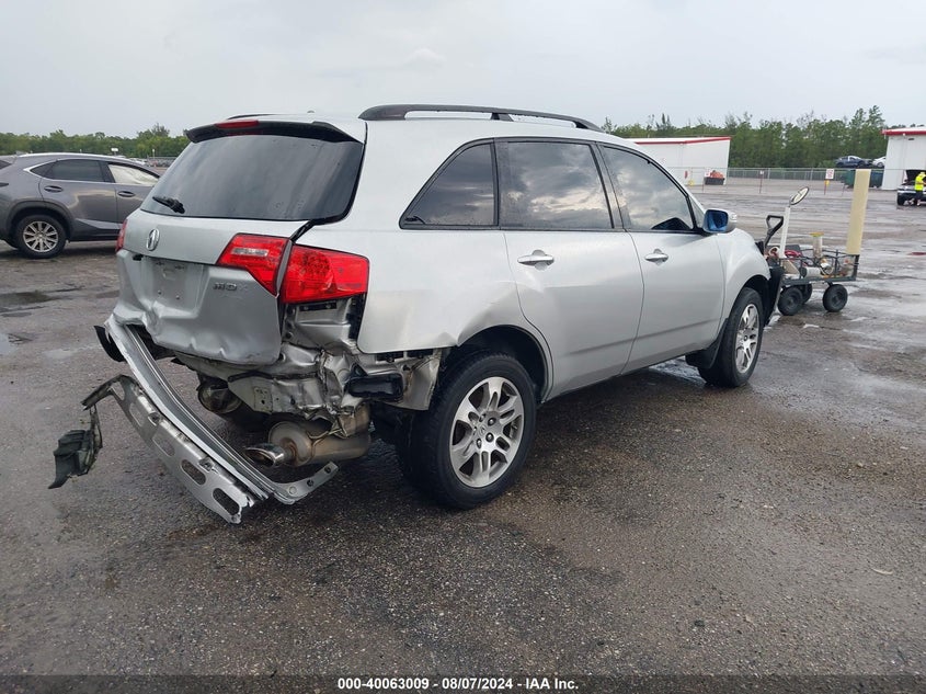 2008 Acura Mdx VIN: 2HNYD282X8H512309 Lot: 42729395
