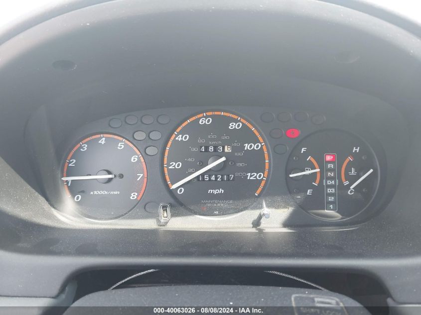 1998 Honda Cr-V Ex VIN: JHLRD1868WC036362 Lot: 40063026