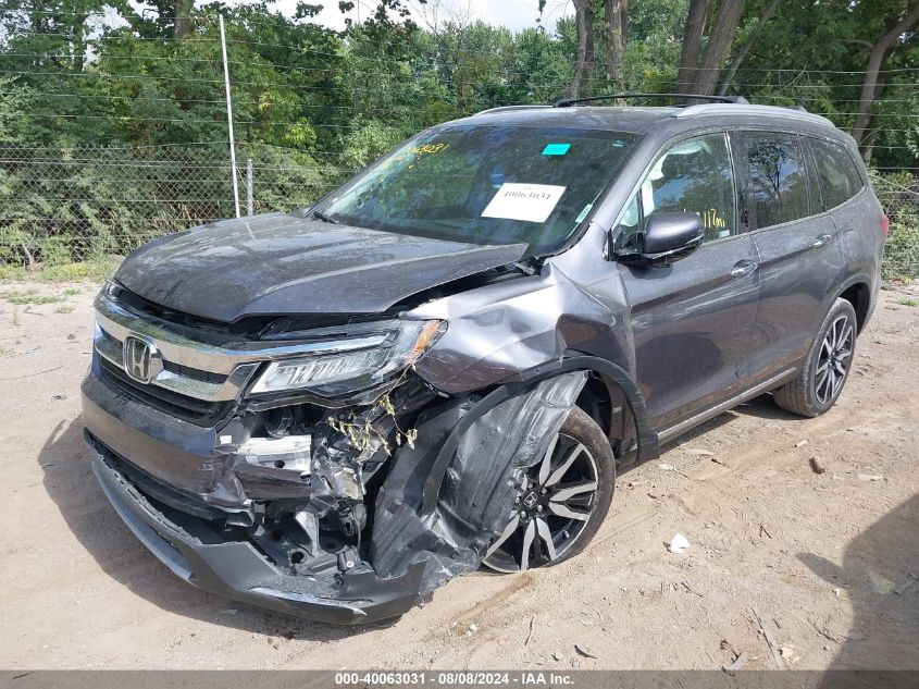 2021 Honda Pilot Awd Touring 7 Passenger VIN: 5FNYF6H68MB017777 Lot: 40063031