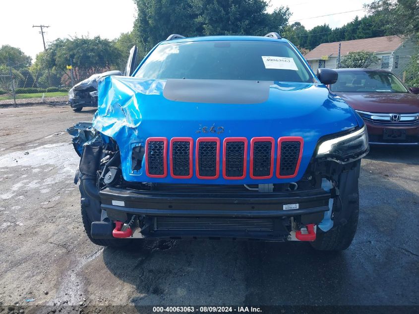 2019 Jeep Cherokee Trailhawk 4X4 VIN: 1C4PJMBN4KD230583 Lot: 40063063