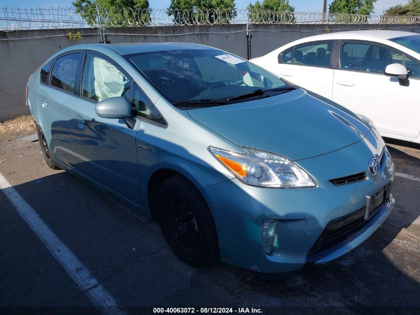 2013 Toyota Prius Four VIN: JTDKN3DU6D1717916 Lot: 40063072