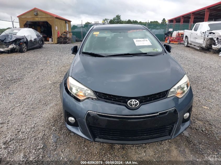 2015 Toyota Corolla S Plus VIN: 2T1BURHEXFC310754 Lot: 40063078