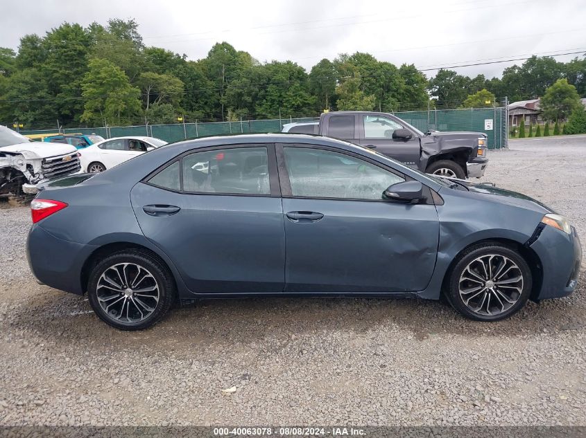 2015 Toyota Corolla S Plus VIN: 2T1BURHEXFC310754 Lot: 40063078