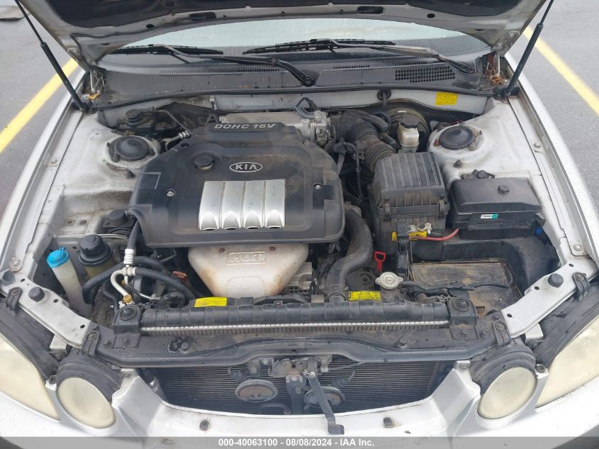 2004 Kia Optima Ex/Lx VIN: KNAGD126445264127 Lot: 40063100