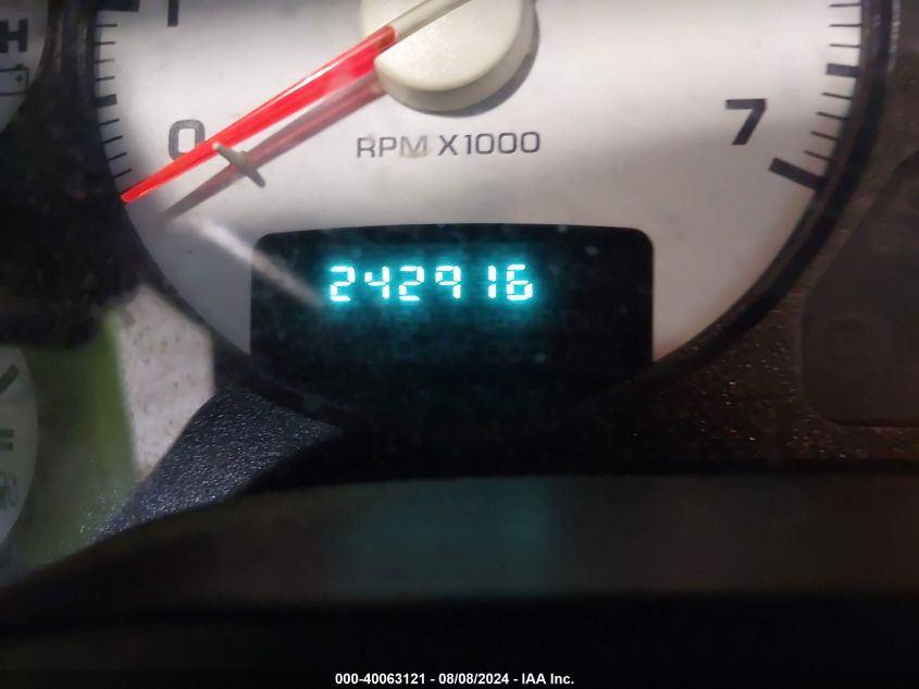 2002 Dodge Ram 1500 VIN: 3D7HA18N62G126454 Lot: 40063121