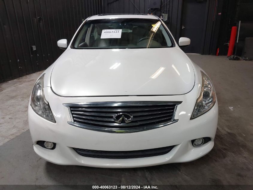 2013 Infiniti G37 Journey VIN: JN1CV6APXDM718492 Lot: 40063123