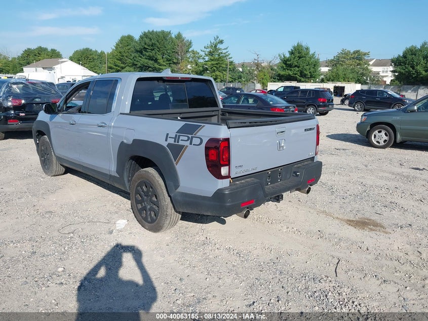 2022 HONDA RIDGELINE(VIN: 5FPYK3F75NB021073