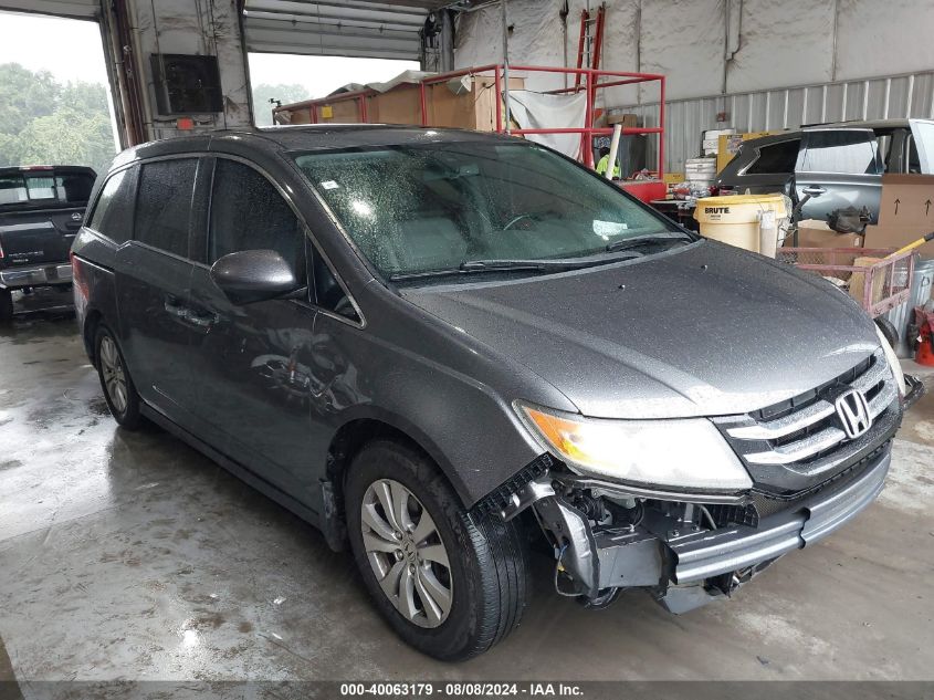 2014 Honda Odyssey Ex-L VIN: 5FNRL5H67EB040282 Lot: 40063179